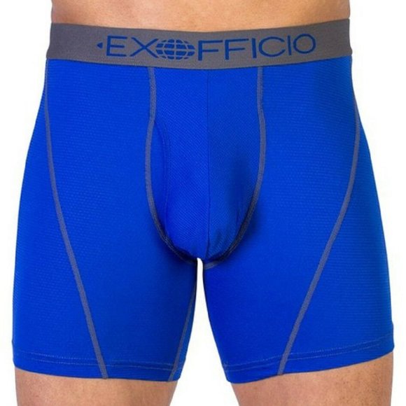Exofficio Men's Give-N-Go Sport Mesh 6-inch Boxer Brief Royal - 1241-2336 - Picture 1 of 1